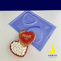 Thumbnail for Forma de Chocolate Especial 3 Partes - Porta Jóias Mom - PF1102