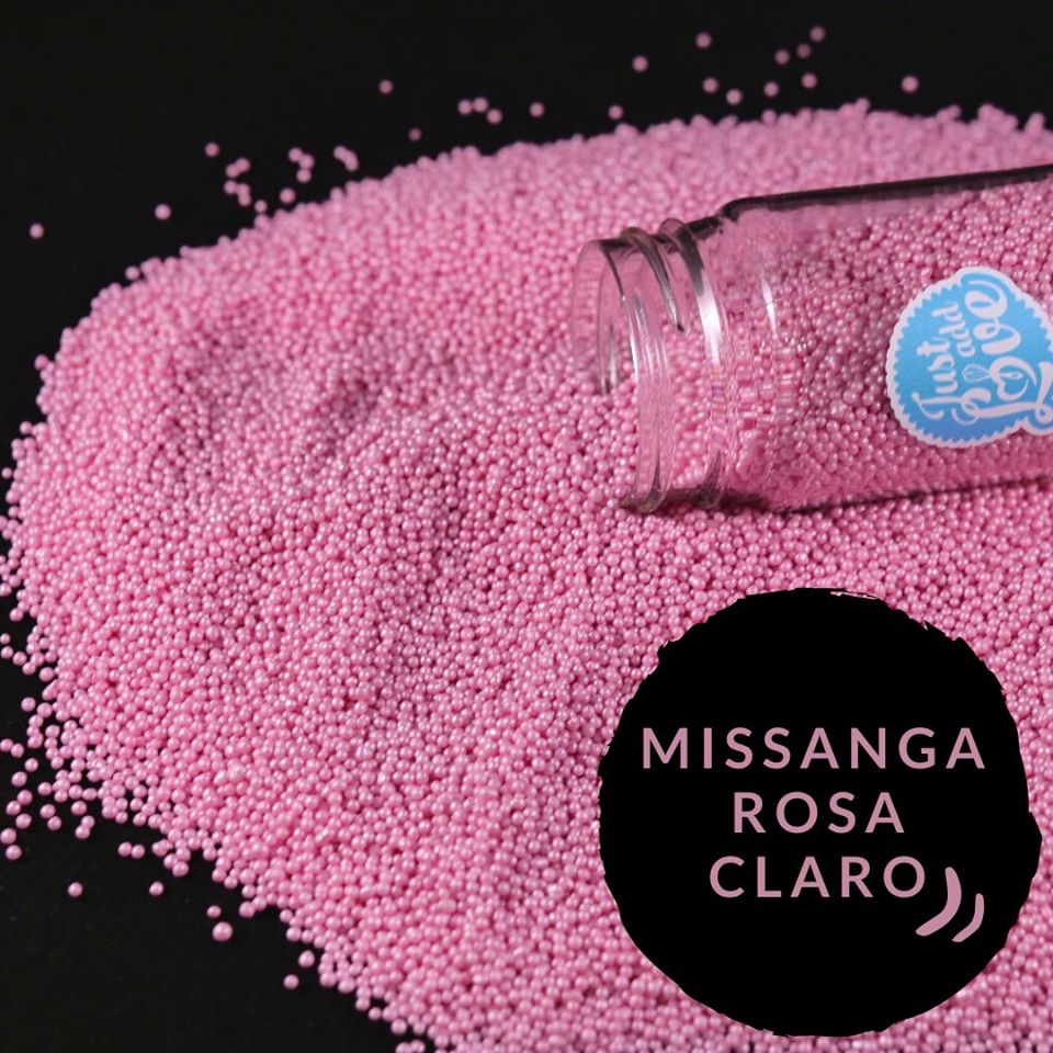 Missanga Rosa Claro- 75g