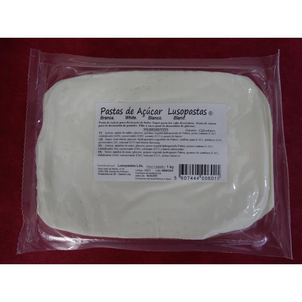 Pasta De Açucar - Pasta De Açúcar Branca 1kg