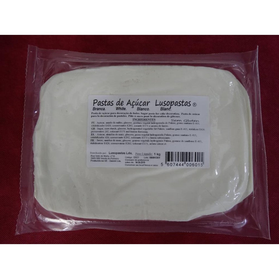 Pasta de Açúcar Branca 1kg – LittleCakeshop