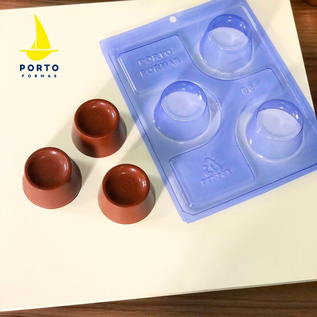 Porto Formas - Forma De Chocolate Especial 3 Partes - Piscininha P – PF88