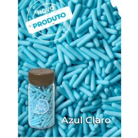 Sprinkles E Pérolas - Bastonete Azul Claro - 65g