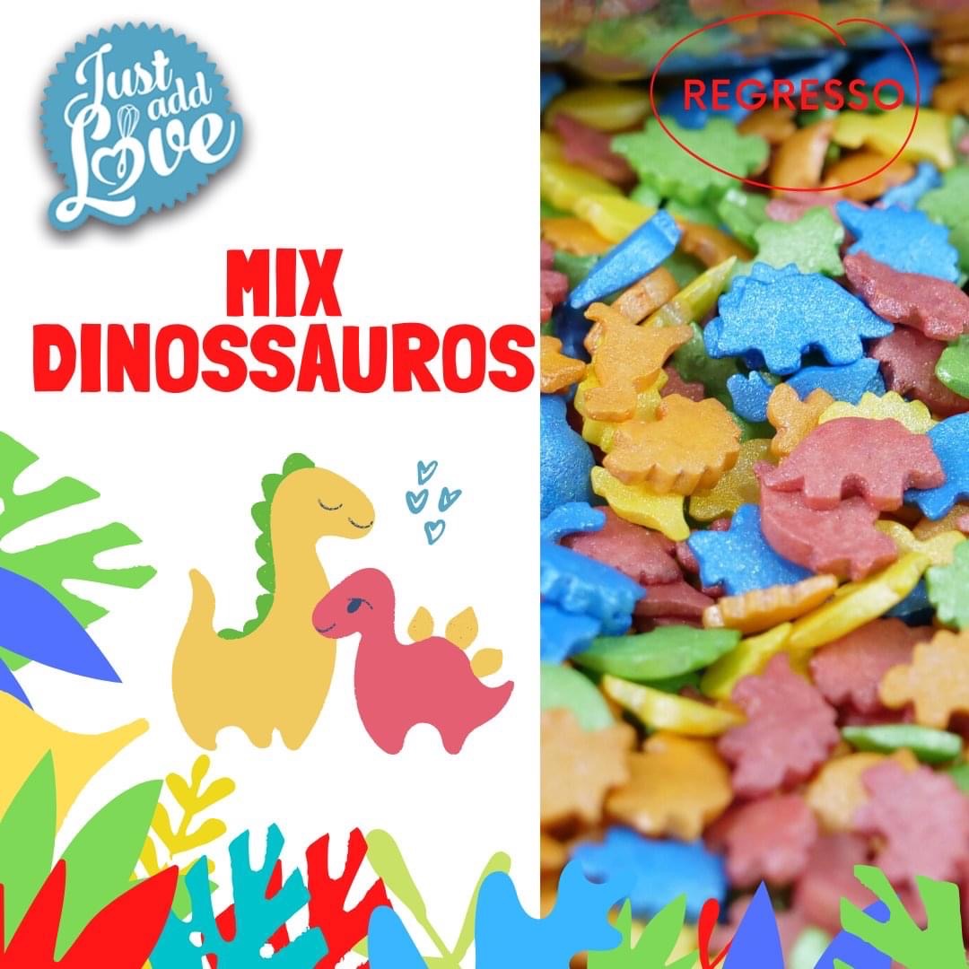 Sprinkles E Pérolas - Mix Dinossauro 70G