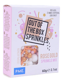 Thumbnail for Sprinkles E Pérolas - Mix Rose Gold PME - 60g